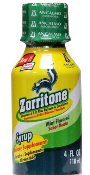 Zorritone Balm and Menthol Syrup 120 ml Ancalmo