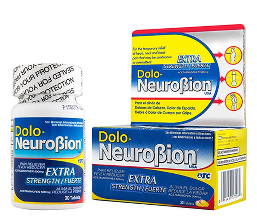 Dolo-Neurobion 30 tablets combining pain relief and B vitamins for nerve pain