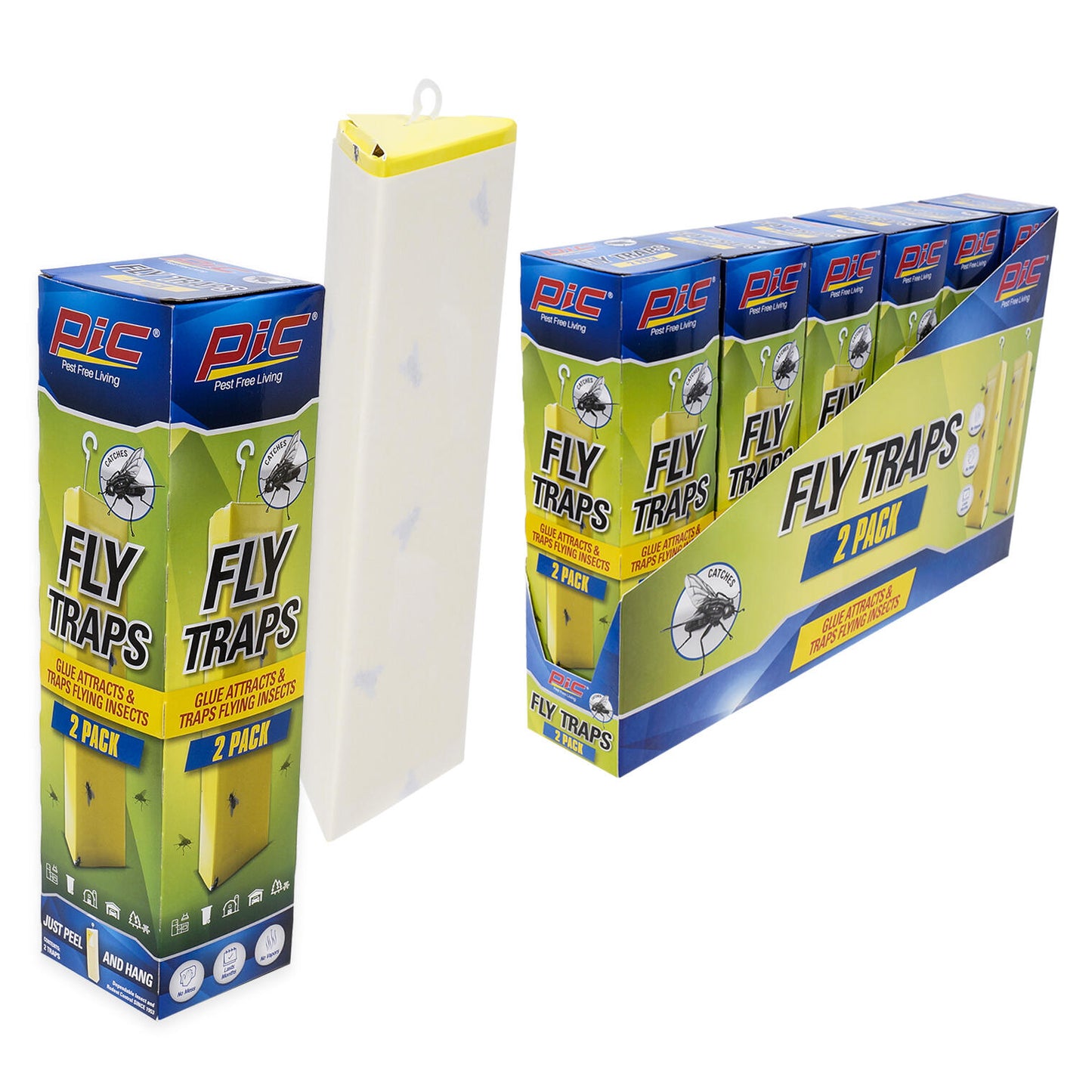 PIC Fly Glue Hanging Traps