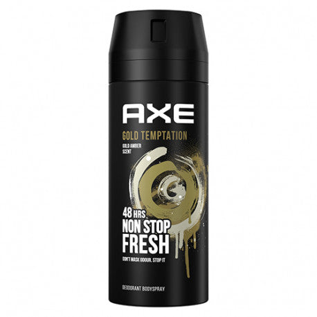 AXE BODY SPRAY GOLD TEMPTATION 150ML CS6 / UOM C6