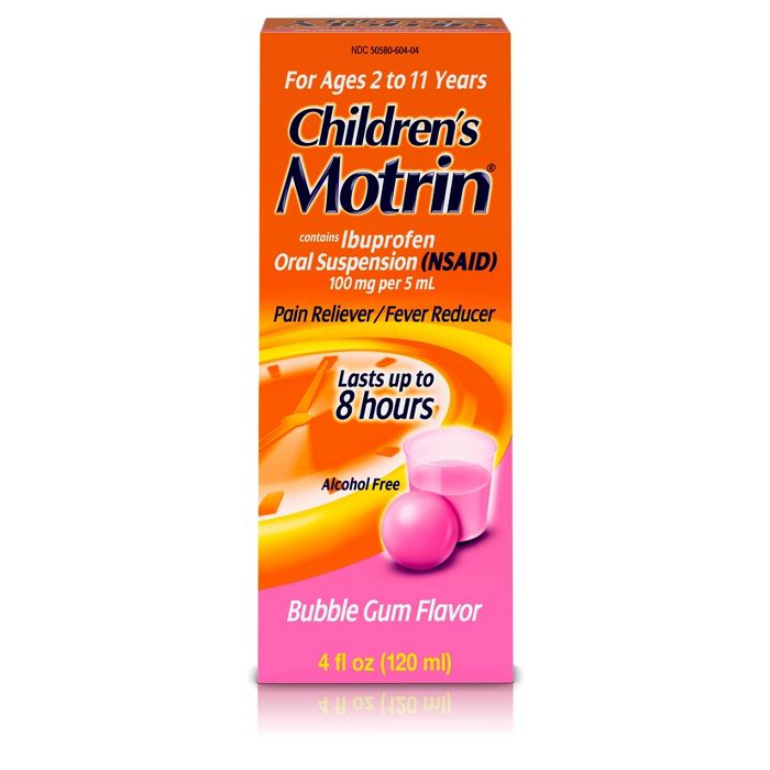 MOTRIN CHILDREN BUBBLEGUM 4oz PK3 / UOM C12
