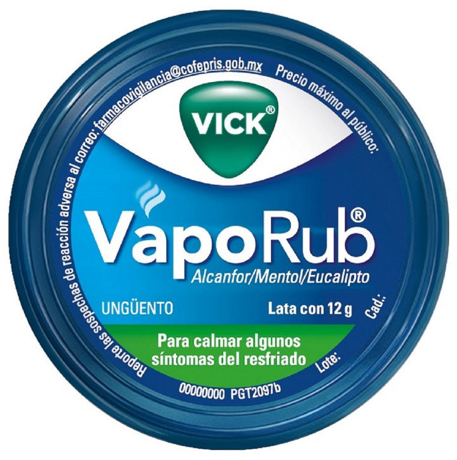 Vicks VapoRub Ointment, 0.45 oz (12g)