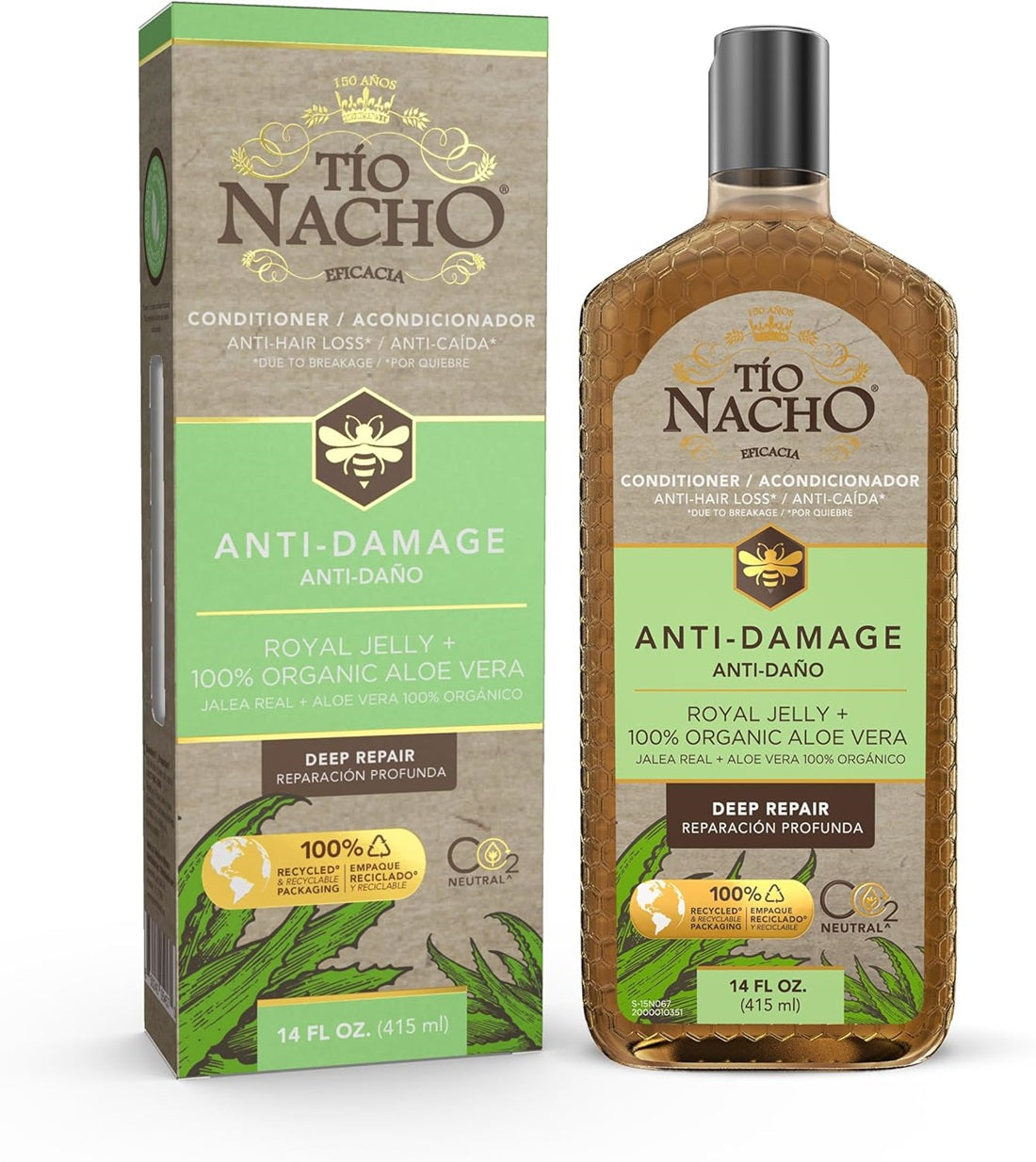 TIO NACHO CONDITIONER ALOE VERA 14oz PK3 / UOM C12