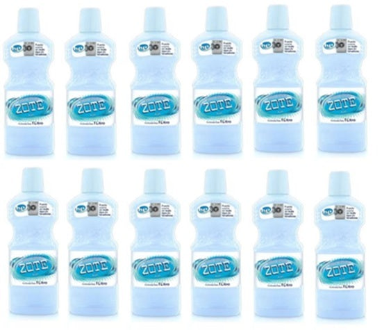 CAJA ZOTE LAUNDRY LIQUID AZUL 1LT C12 / UOM C12