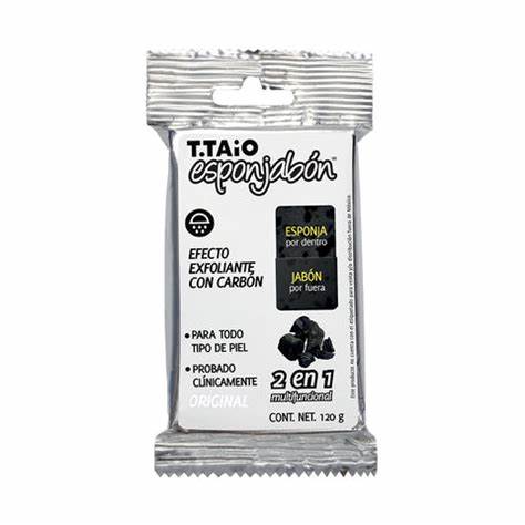 ESPONJABON CARBON 120gr PK6 / UOM C30