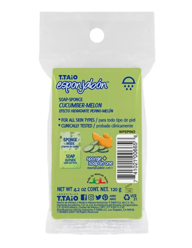 ESPONJABON PEPINO MELON 120g PK6 / UOM C30