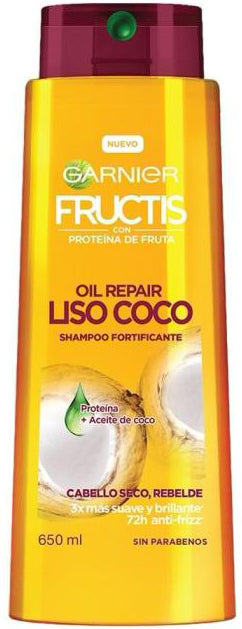 Garnier Fructis Oil Repair Liso Coco Shampoo