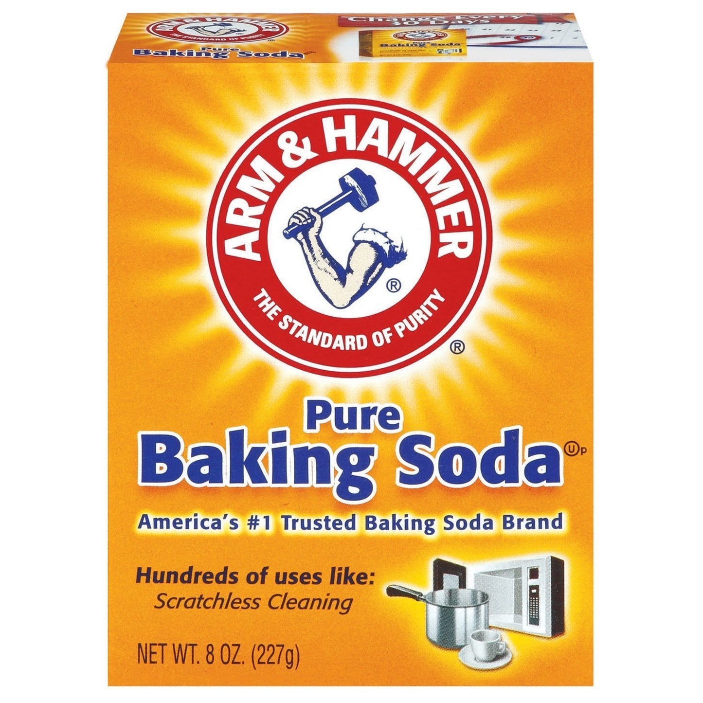 BAKING SODA ARM & HAMMER 8OZ PK12 / UOM C24