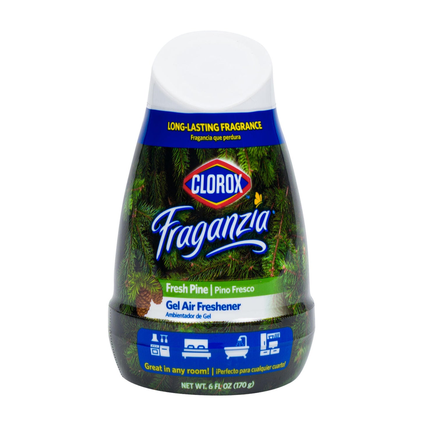 CLOROX FRAGANZIA AIR FRESHENER FRESH PINE 6oz C12
