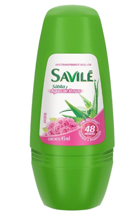 SAVILE DEO ROLL ON AGUA DE ROSAS 45ml PK6 / UOM C12