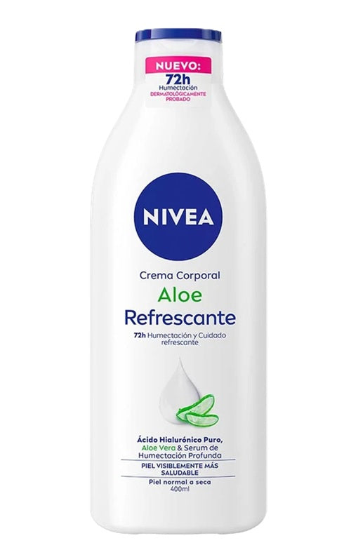 Nivea Crema Aloe Vera 400ml | Pack of 6