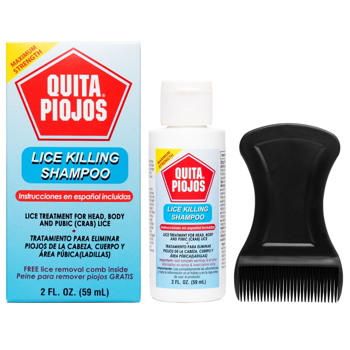 QUITA PIOJOS 2 OZ. PK3 / UOM C12