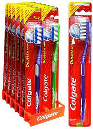 COLGATE TOOTHBRUSH DOUBLE ACTION MEDIUM DISPLAY CT 12 / UOM DSP