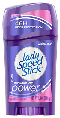 Lady Speed Stick Invisible Dry Antiperspirant Deodorant Wild Freesia 1.4 OZ