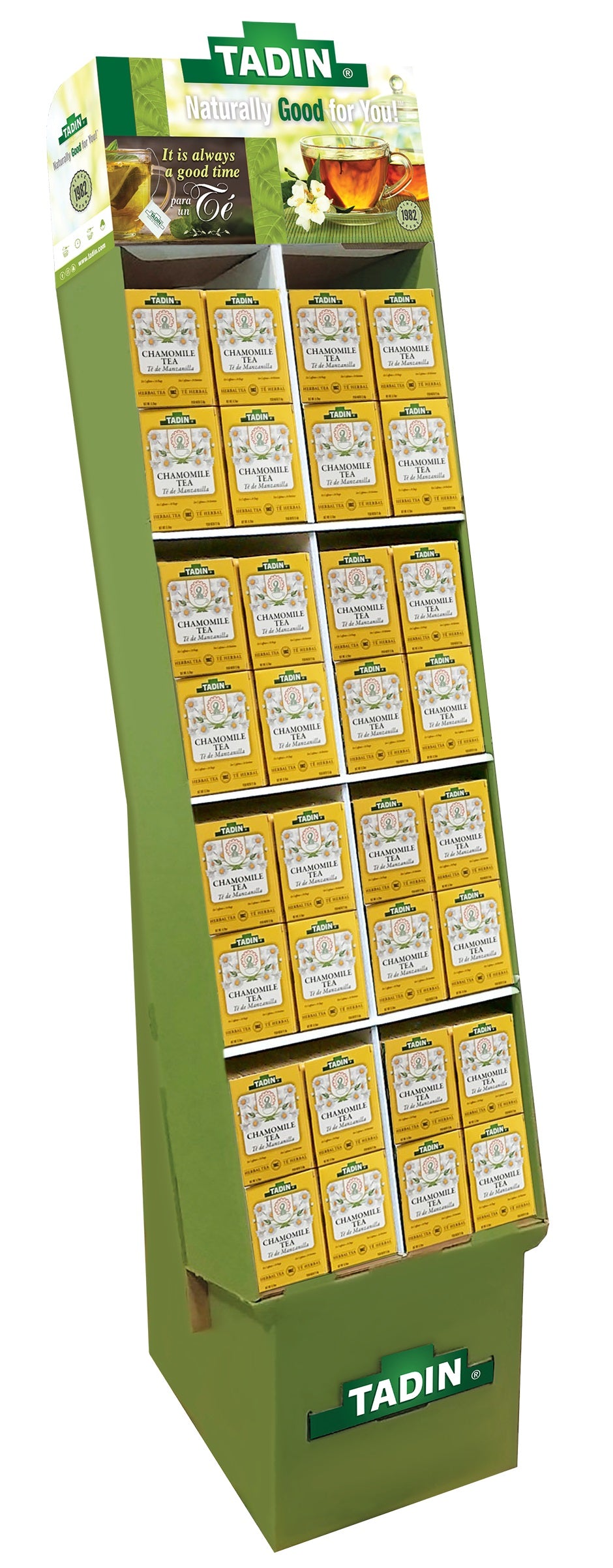 Tadin Display 96 unidades Manzanilla