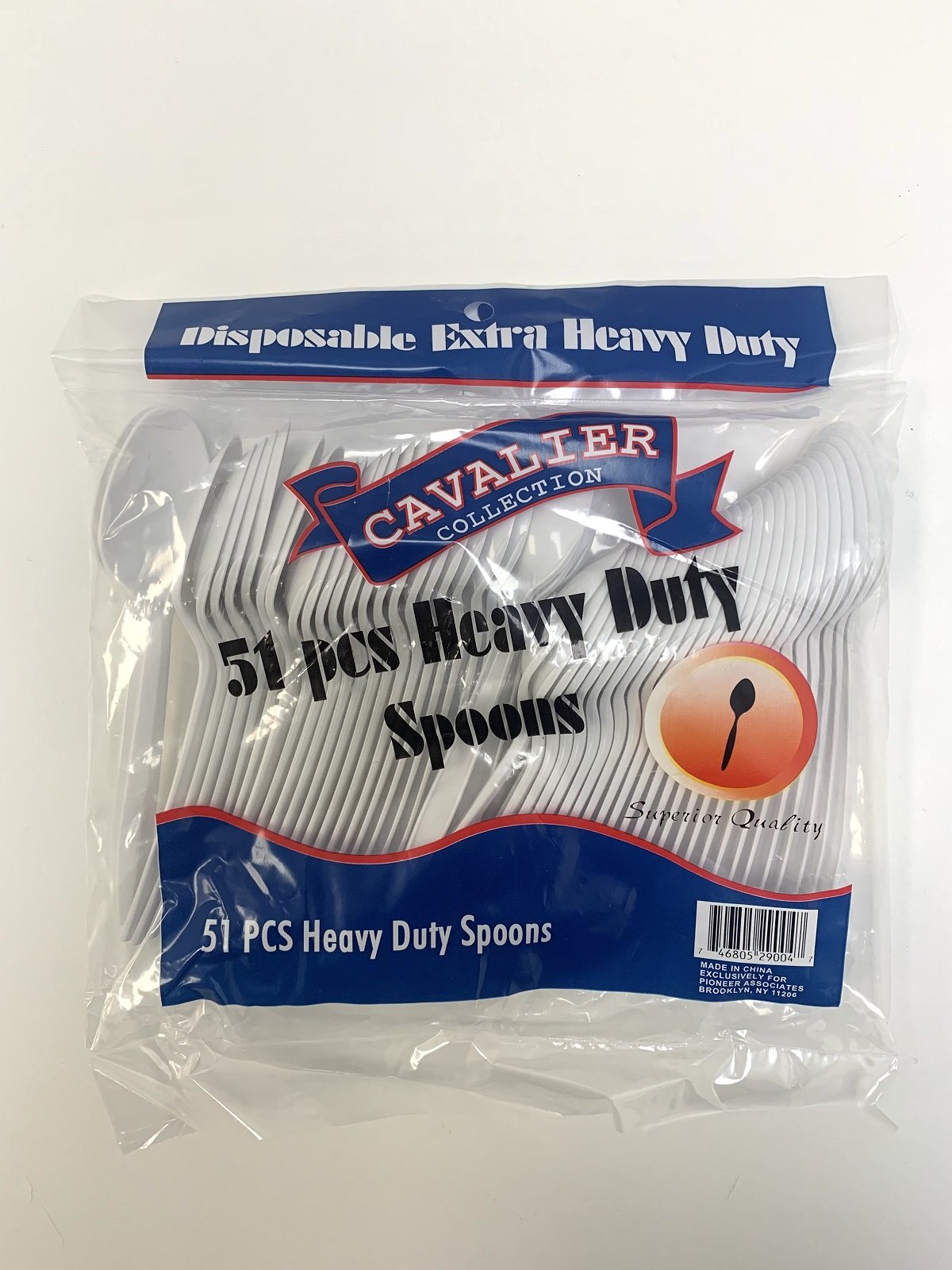 Cavalier Plastic Utensil Spoon 50'S/51s | Box of 12