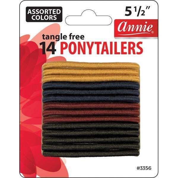 Annie No Tangle Ponytailers Dia. 1.75 14 Count Asst Color | Box of 12