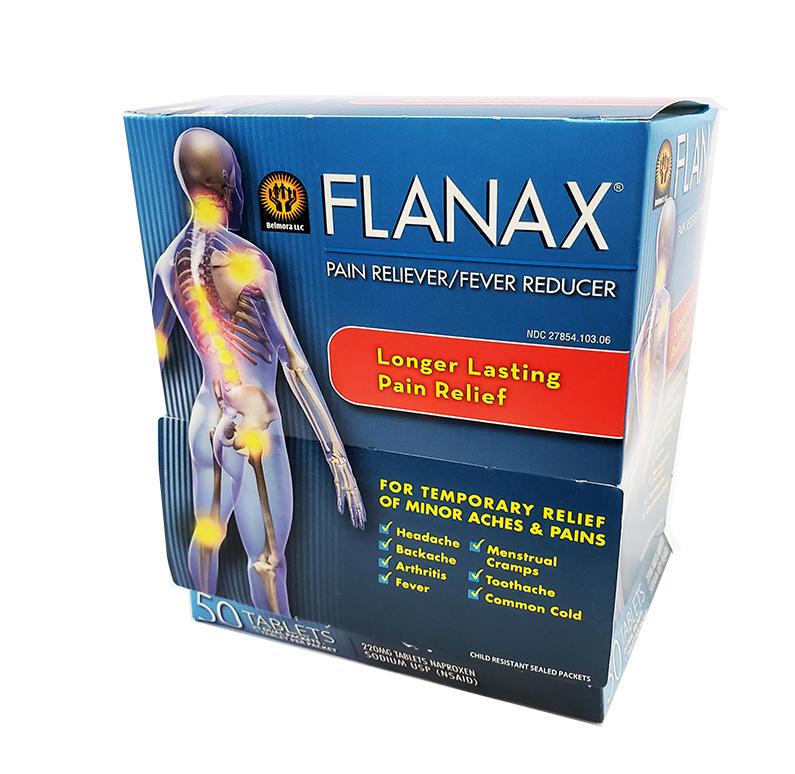 Flanax Pain Reliever Dispenser 2 ct