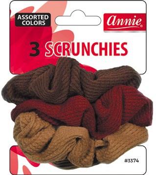 Annie Scrunches 3 Count Asst Color | Box of 12