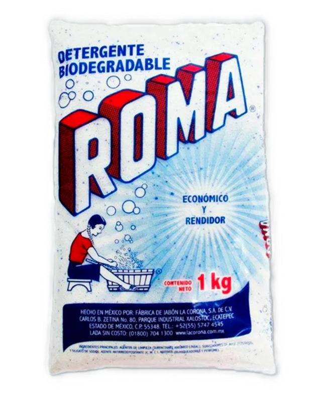 ROMA LAUNDRY POWDER DETERGENT 1KG C10 / UOM C10