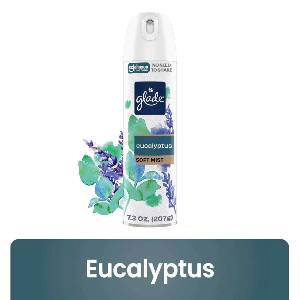 GLADE AIR FRESHENER SOFT MIST EUCALYPTUS 7.3oz C6