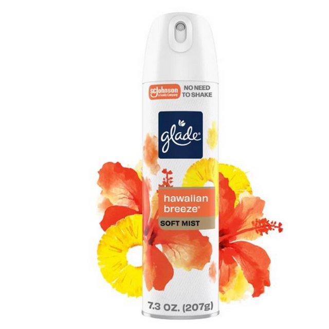 GLADE AIR FRESHENER SOFT MIST HAWAIIAN BREEZE 7.3oz C6