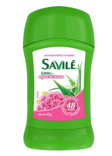 SAVILE DEO BARRA AGUA DE ROSAS 45gr PK6 / UOM C12