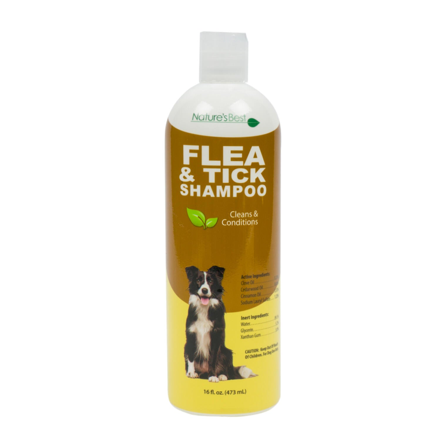 NATURE'S BEST FLEA & TICK PET SHAMPOO 16oz PK6  /  UOM C12