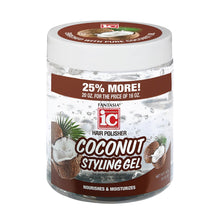 Fantasia IC Hair Polisher Coconut Styling Gel 20oz