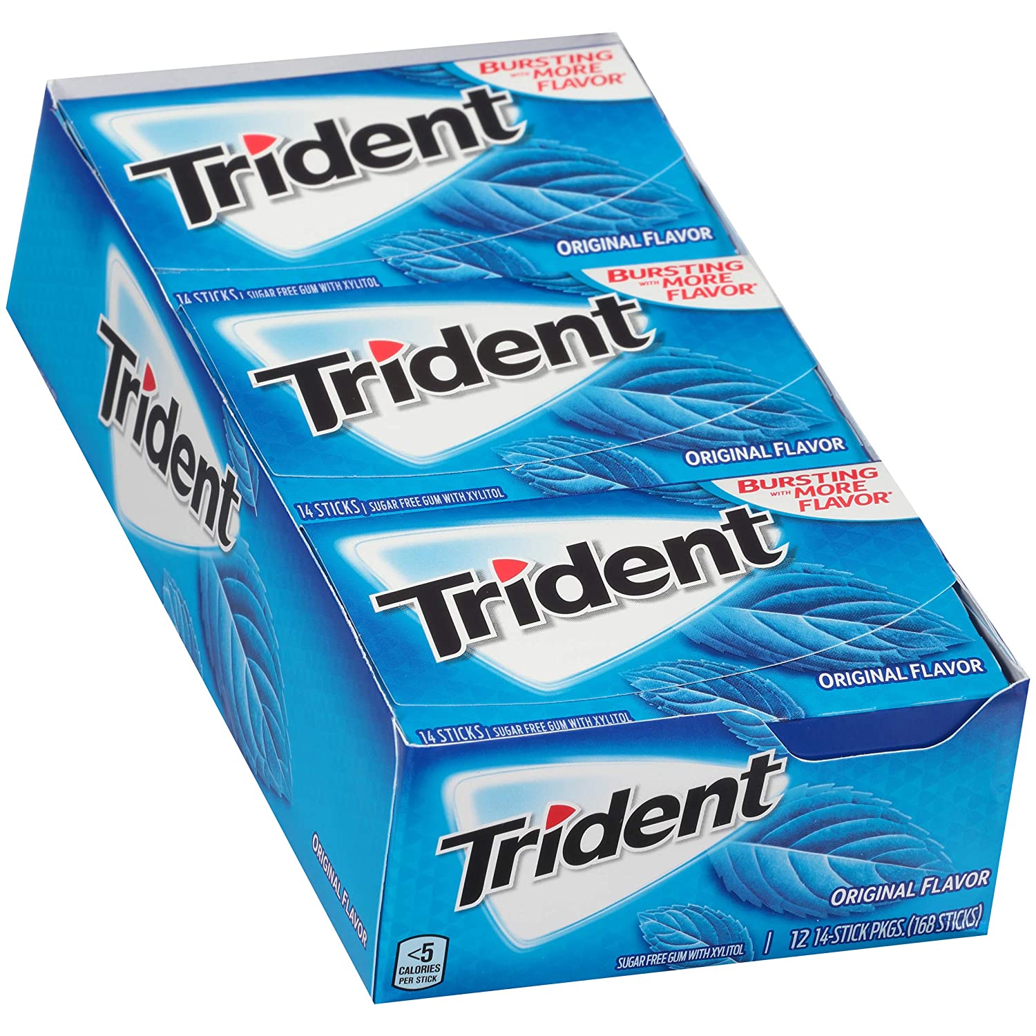 Trident Value Pack 14s Original Flavor Sugar Free Gum Display