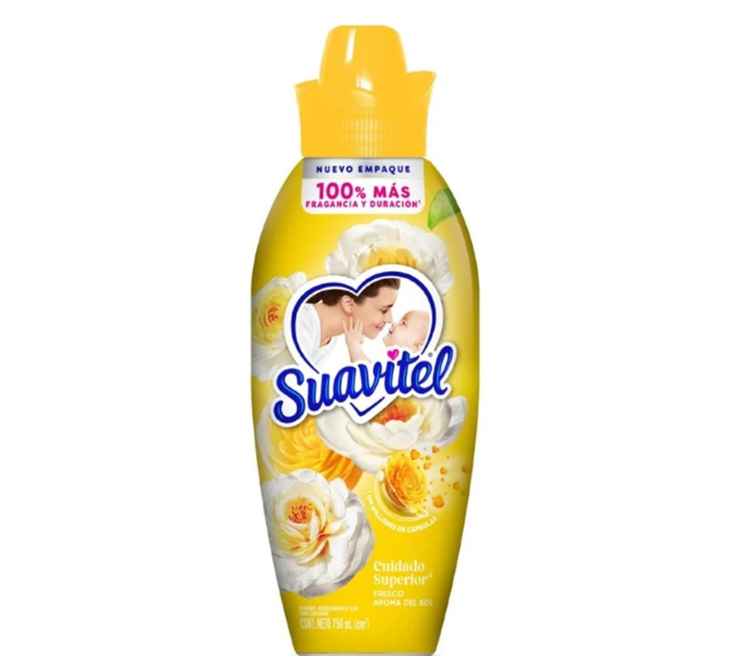 SUAVITEL 750ml LAUNDRY SOFTENER CUIDADO SUPERIOR SOL