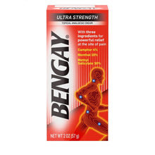Ultra Strength BENGAY Non-Greasy Topical Pain Relief Cream, 2 oz