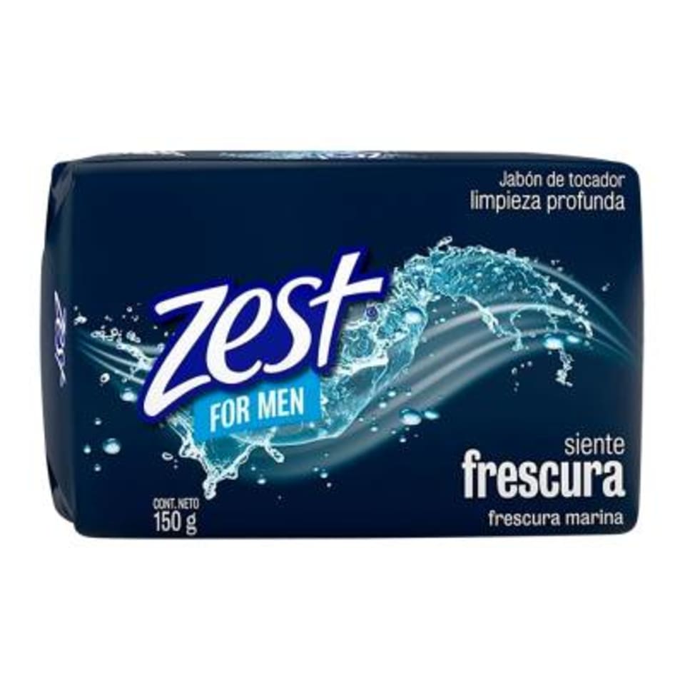 Zest Jabon Men Frescura 135g | Pack of 8