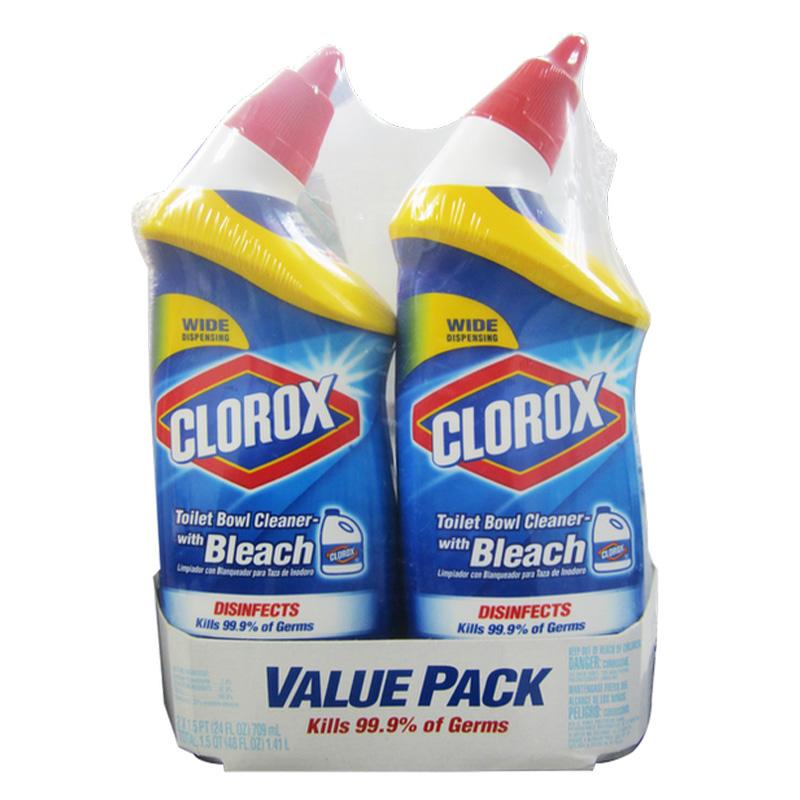CLOROX 2PK TOILET BLEACH CLEANER 24oz C6
