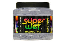 Super Wet Maximum Hold Hair Styling Gel Transparent 2.2 Lb.