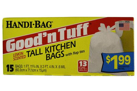 GARBAGE BAG GOOD NTUFF 13GAL PK6  /  UOM C24