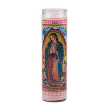 VELADORA VIRGEN DE GUADALUPE ROSADA C12 / UOM C12