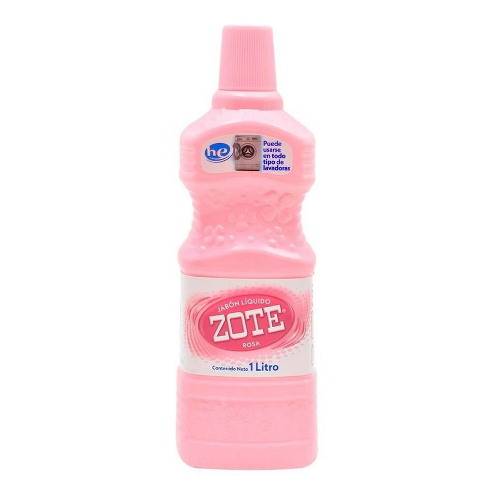 ZOTE LAUNDRY LIQUID ROSA 1LT PK6