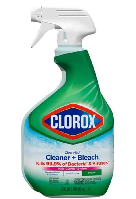 CLOROX CLEAN UP DISINFECTING BLEACH CLEANER ORIGINAL 32oz C9