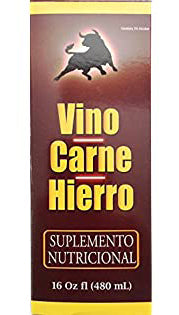 Vino Carne Hierro Dietary Supplement 16 fl oz