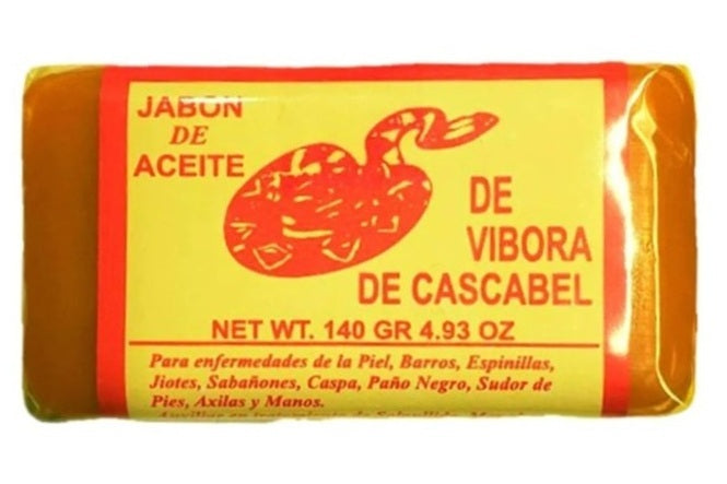 JABON VIBORA DE CASCABEL CELOFAN 140gr PK 6 / UOM M72