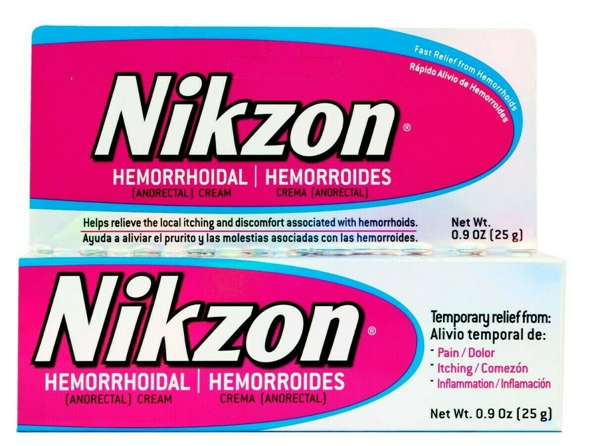 Nikzon Hemorrhoidal Cream, 0.9 OZ