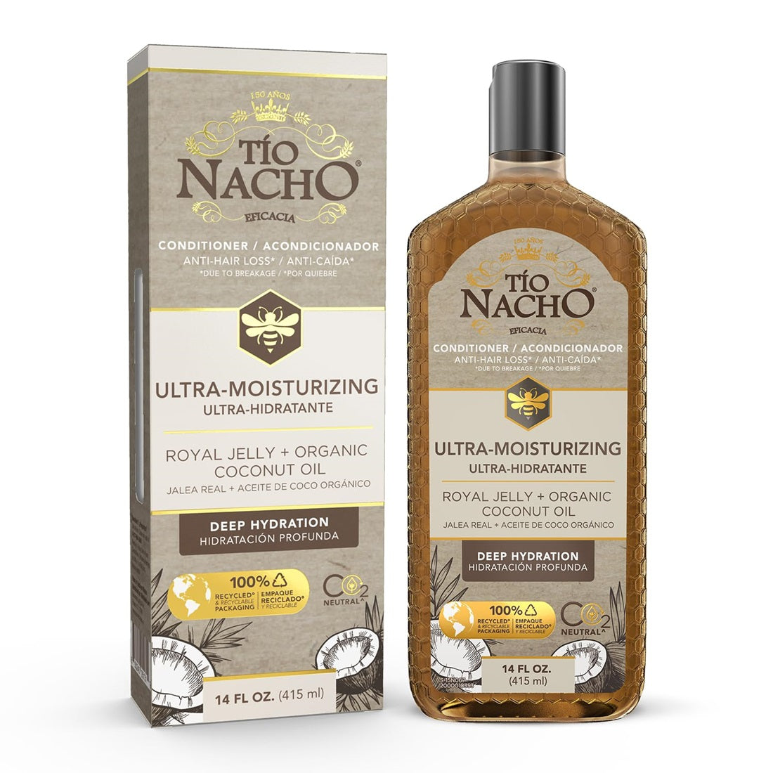 TIO NACHO CONDITIONER COCONUT OIL 14oz PK3  /  UOM C12