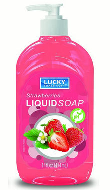 Lucky Super Soft Liquid Soap, Strawberries