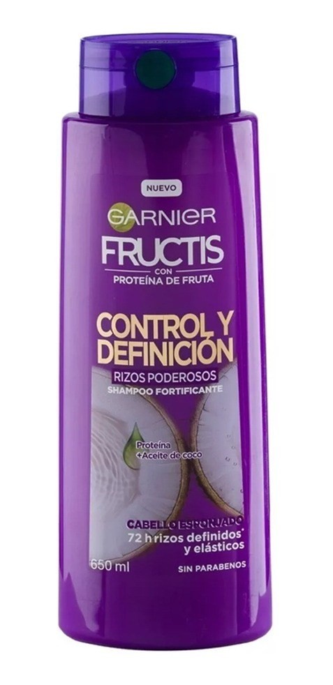 Garnier Fructis Shampoo Control y Definici—n Rizos