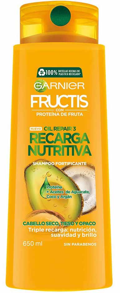 Garnier Fructis Shampoo Recarga Nutritiva