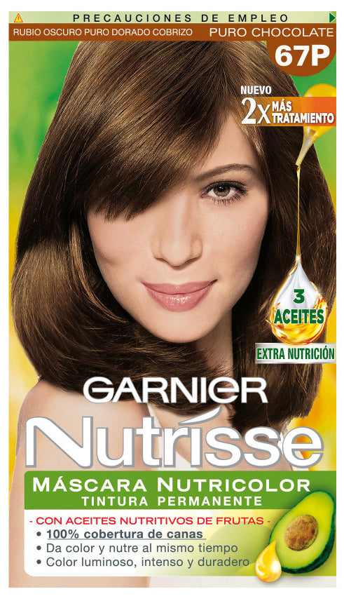 Garnier Nutrisse Regular Hair Color, 67P Chocolate Intenso