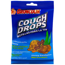 Broncolin Honey Eucalyptus Herbal Hard Candy, 12 Bags of 22 Candies