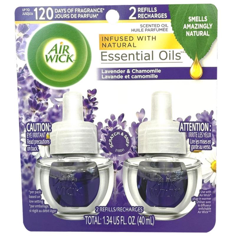 AIR WICK OIL REFILL 2PK LAVENDER CHAMOMILE C6