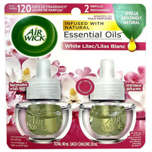 AIR WICK OIL REFILL 2PK WHITE LILAC C6